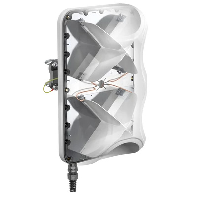 QuMax A500M Kültéri Irányított Antenna 4x LTE & 5G + GPS és Tokozat Teltonika TRB500 átjáróhoz