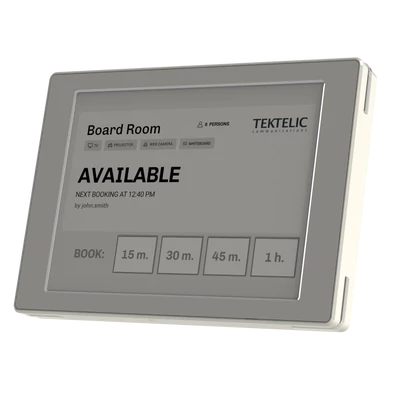TEKTELIC TEMPO LoRaWAN® E-ink Tárgyalóterem Kijelző és Lefoglaló
