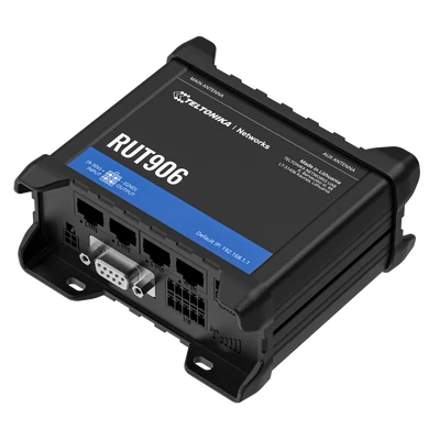 RUT906 Ipari Mobilnet Router Dual SIM 4G LTE GNSS WIFI RS232 RS485
