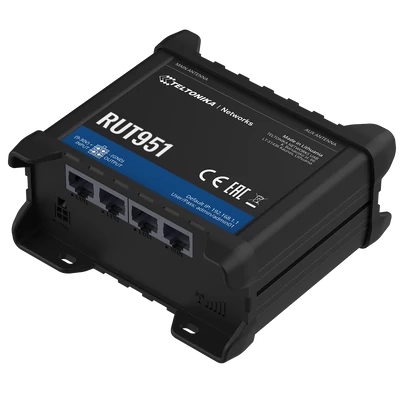 RUT951 Ipari Mobilnet Router Dual SIM 4G LTE WIFI