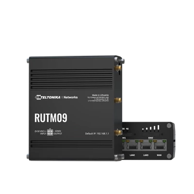 RUTM09 Ipari Mobilnet Router 4G LTE CAT6  4xGigabit ETH