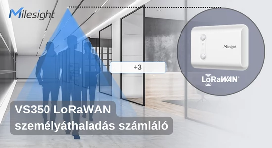 Milesight VS350 LoRaWAN személyáthaladás számláló