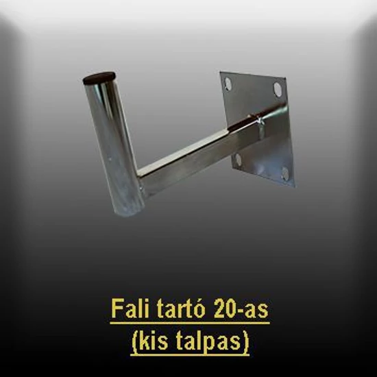 Fali antennatartó konzol 20 cm - kis talpas