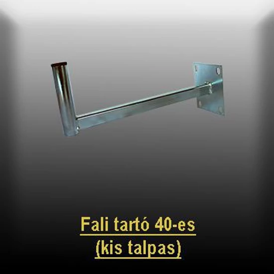 Fali antennatartó konzol 40 cm - kis talpas