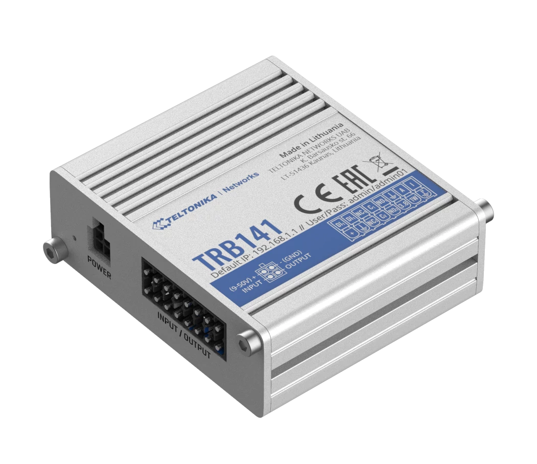 TRB141 Ipari LTE Cat1 4G Gateway - I/O portokkal